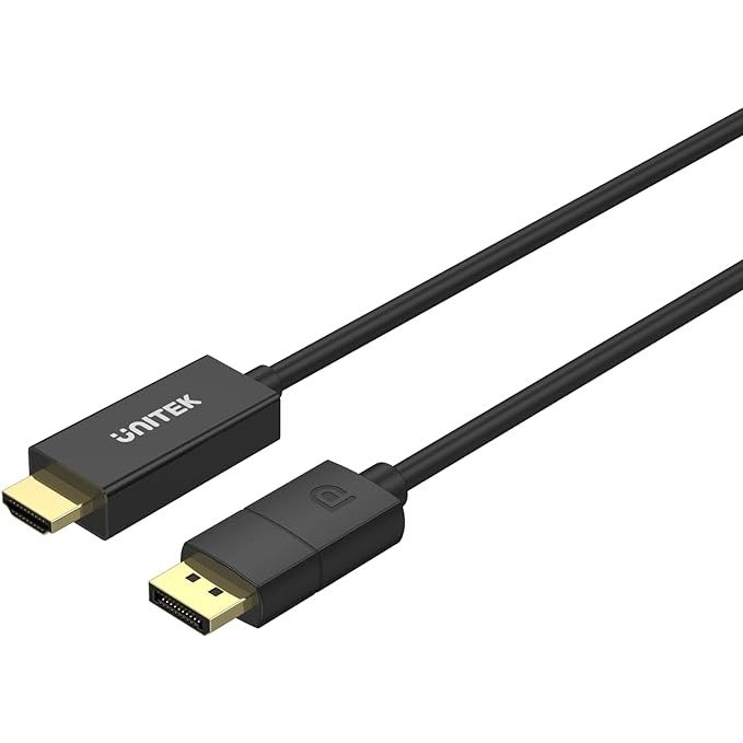 V1608A. DP 1.2 to HDMI 4K Cable 1.8M Unitek ออกใบกำกับภาษีได้