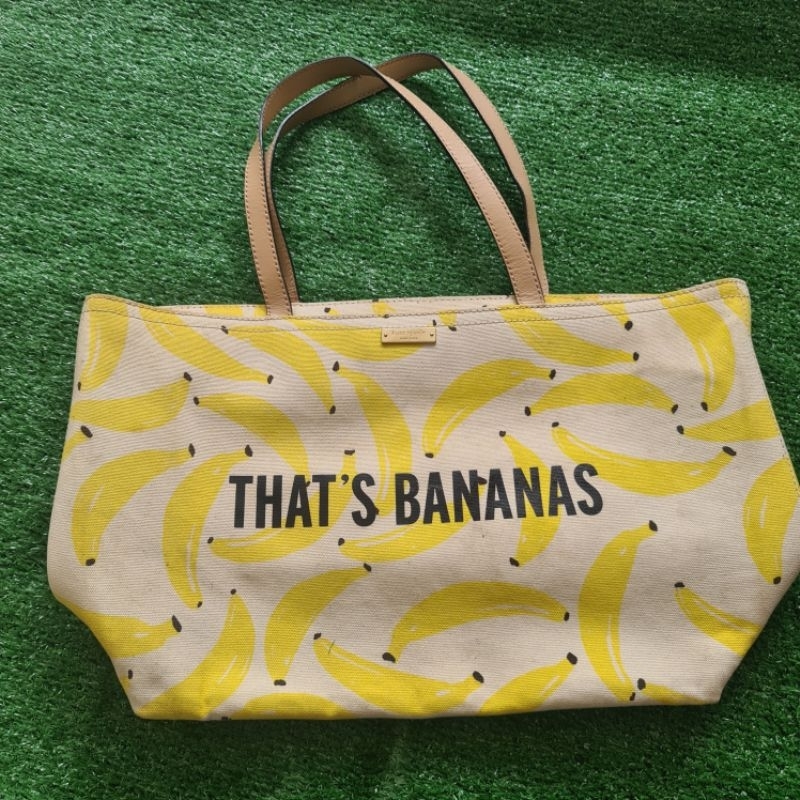 Kate Spade New York that' bananas- Francis Toteมือสองสภาพดี