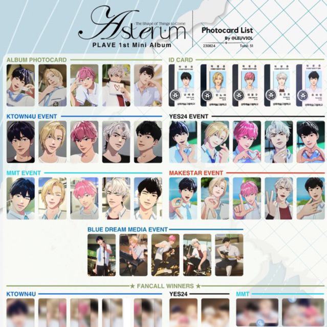 [ พร้อมส่ง only card ] Plave -The Shape Of Things To Come รอบ6th summer แท้ถูกลิขสิทธิ์