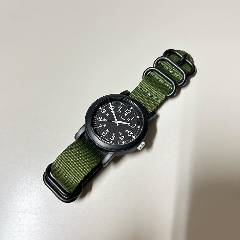 นาฬิกา TIMEX แท้100% สาย zulu nato strap มีไฟที่หน้าจอfield watch