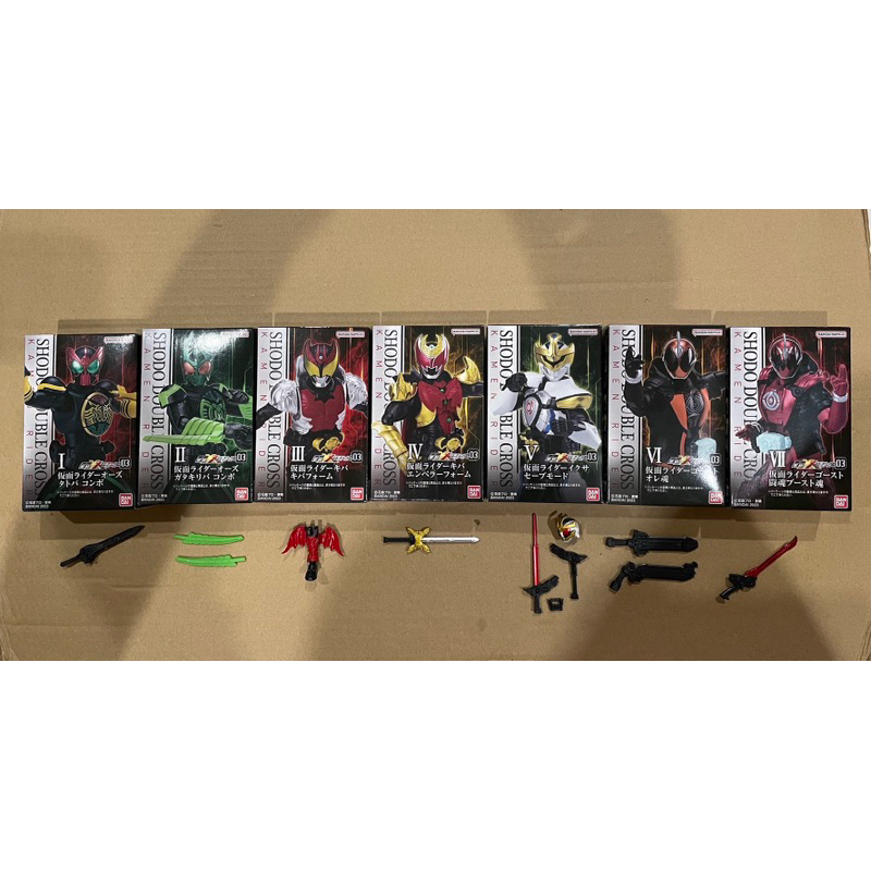 สินค้าพร้อมจัดส่ง : Shodo XX Rider ชุดที่ 3 แบบแยกกล่อง พร้อมพาร์ทเสริมของไรเดอร์แต่ละตัว ของใหม่