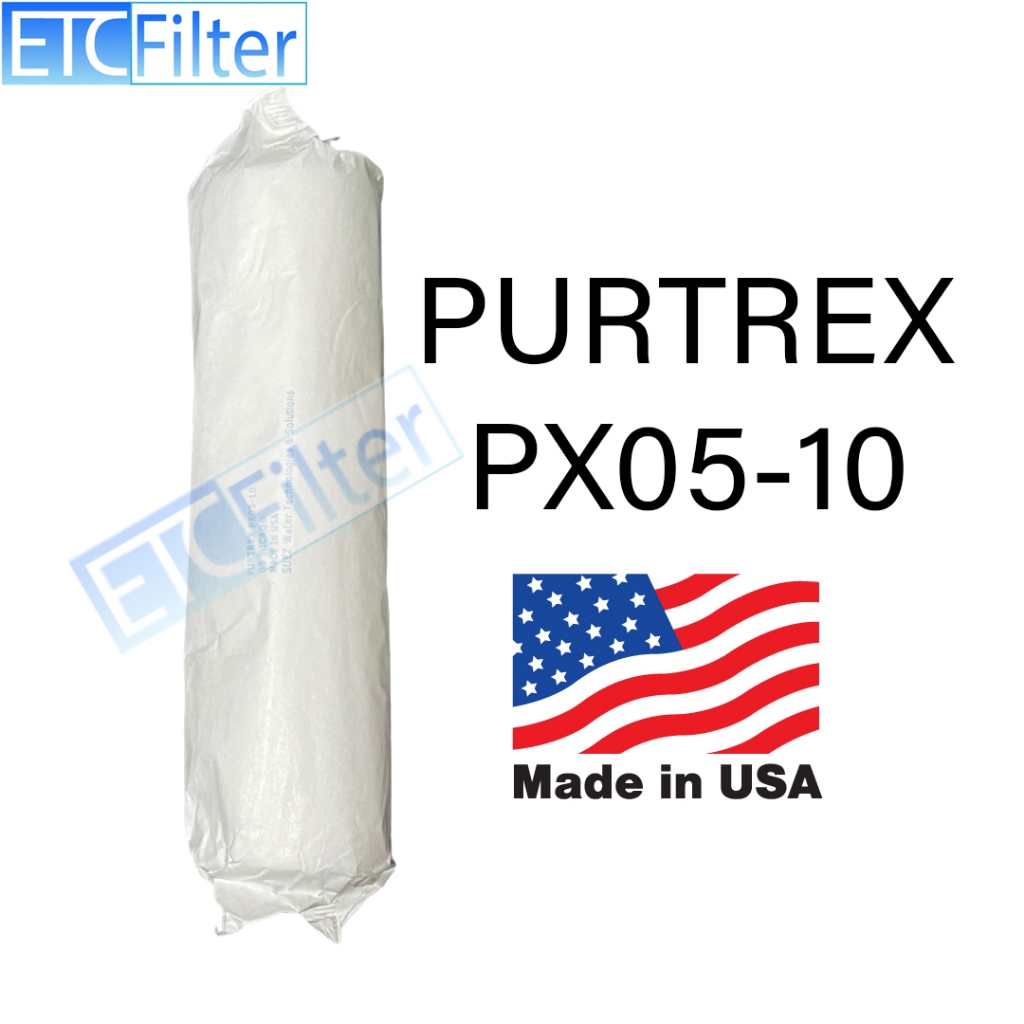 ไส้กรอง PP PURTREX PX05-10 USA ขนาด 10 นิ้ว นำเข้าจากอเมริกา
