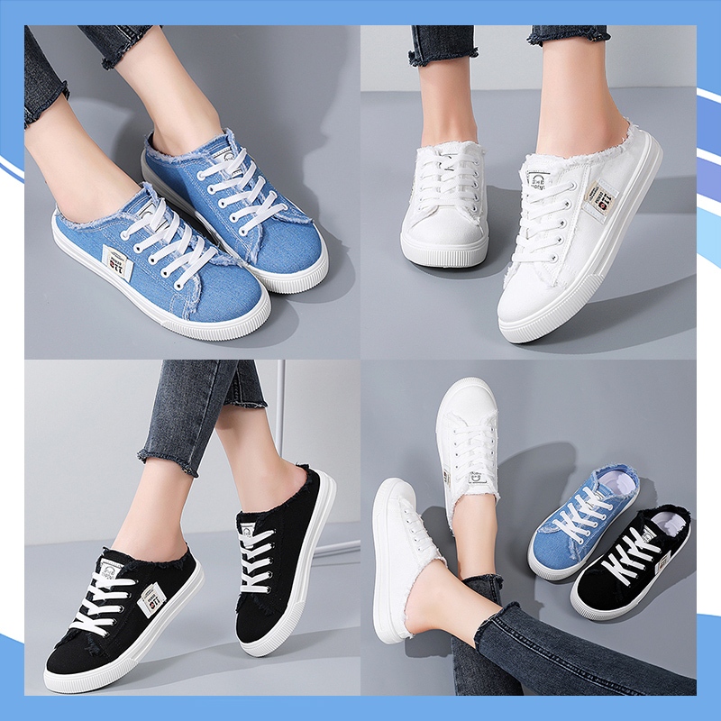 Fshoes สุดฮิต รองเท้าผ้าใบแฟชั่นผู้หญิง รูปทรงโคตรเท่ ดีไซน์สวยล้ำไม่ซ้ำใคร มีให้เลือกถึง3สี
