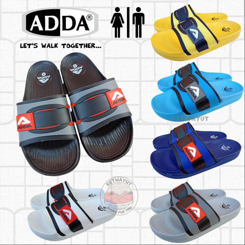 รองเท้าแตะผู้หญิงแบบสวม รองเท้าแตะแบบสวม สบายเท้า Adda 32B71