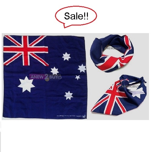 ผ้าลายธงชาติออสเตรเลีย ลดราคา - SALE Bandana Australia Flag Scarf