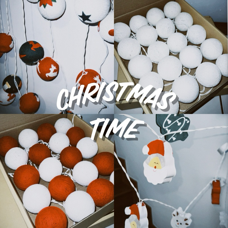 คริสมาสต์ Christmas set รวมงานคริสมาสต์ทุกแบบ สั่งทางนี้ได้เลยค่ะ ไฟคริสมาสต์
