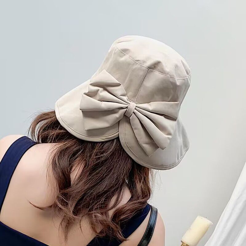 ฺB031 [พร้อมส่งจากไทย] หมวกบักเก็ต ปีกกว้าง ผู้หญิง