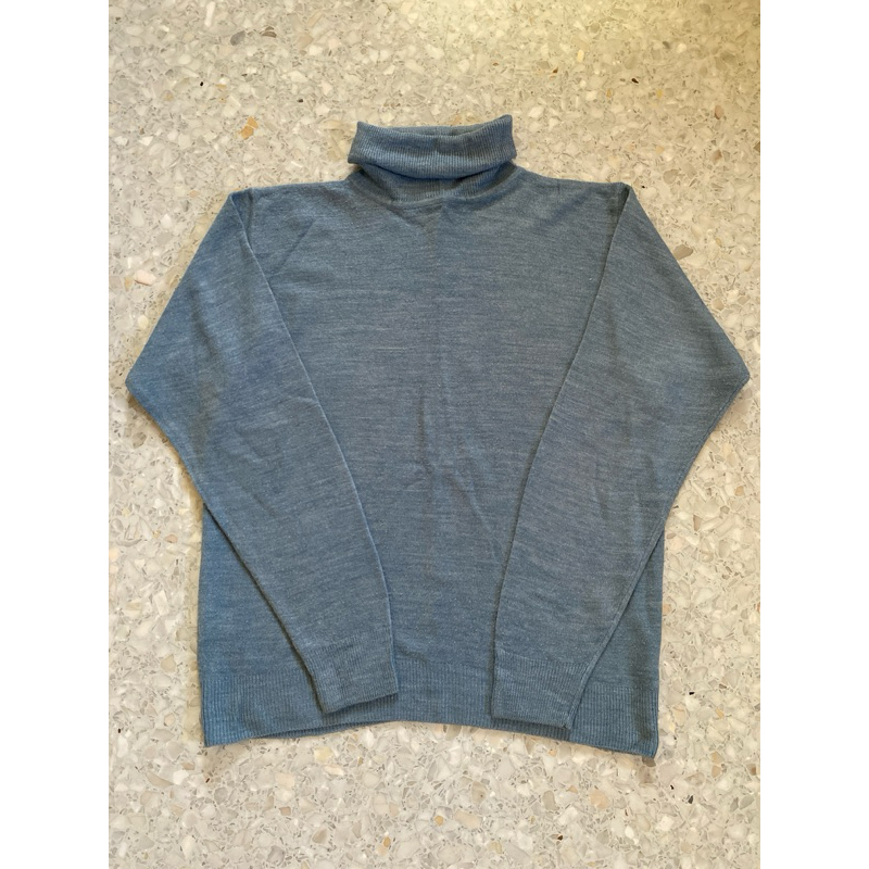 เสื้อกันหนาว เสื้อ knit 🧶 wear sweater U2 size M สีฟ้าคราม