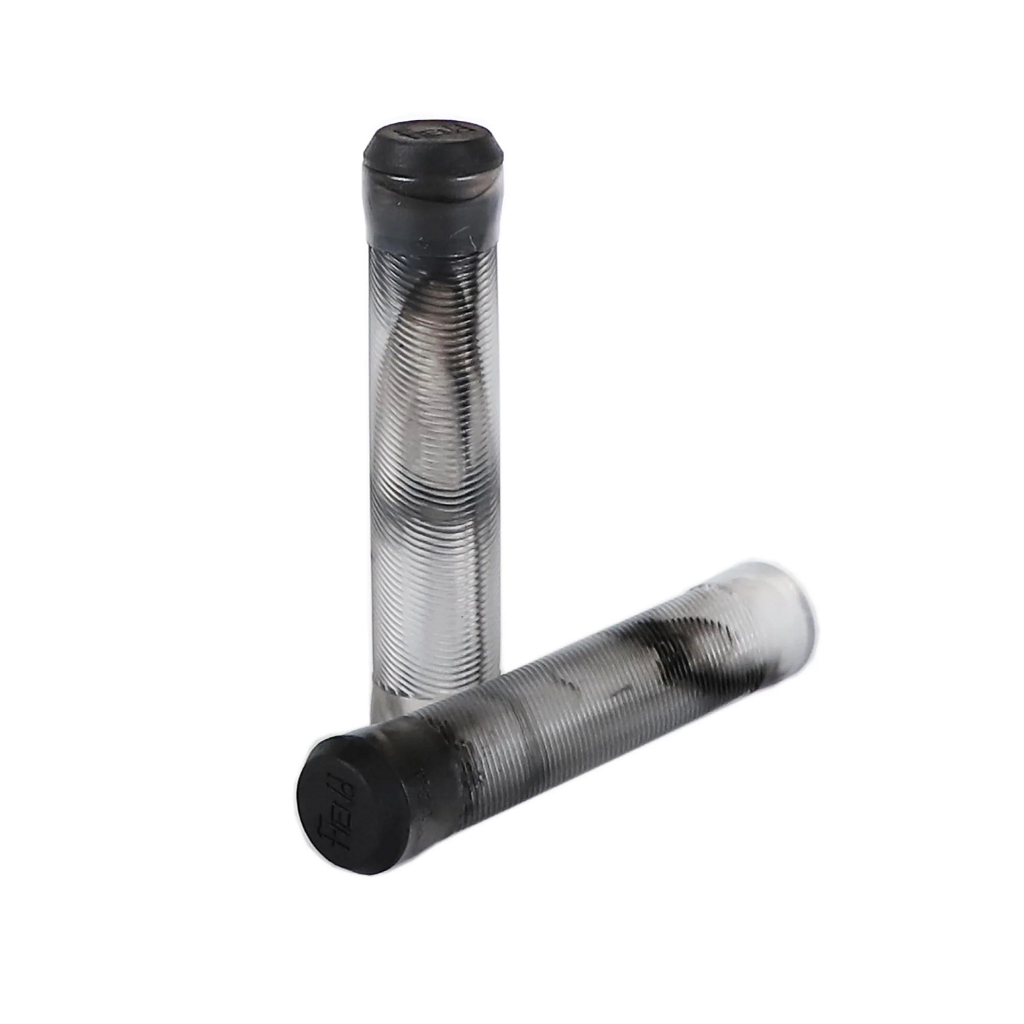 ปลอกมือจักรยาน BMX Fiend Team Flangeless Clear/Black 150mm