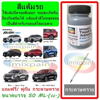 สีแต้มรถ GWM HAVAL  JOLION แถมฟรี พู่กันแต้มสีและกระดาษทราย …