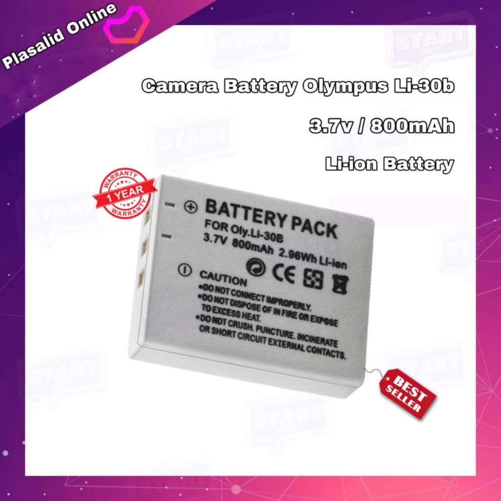 แบตกล้อง Camera Battery Olympus Li-30b For Olympus U-Mini U500 U-Minis (3.7v/800mAh) Li-ion Battery 