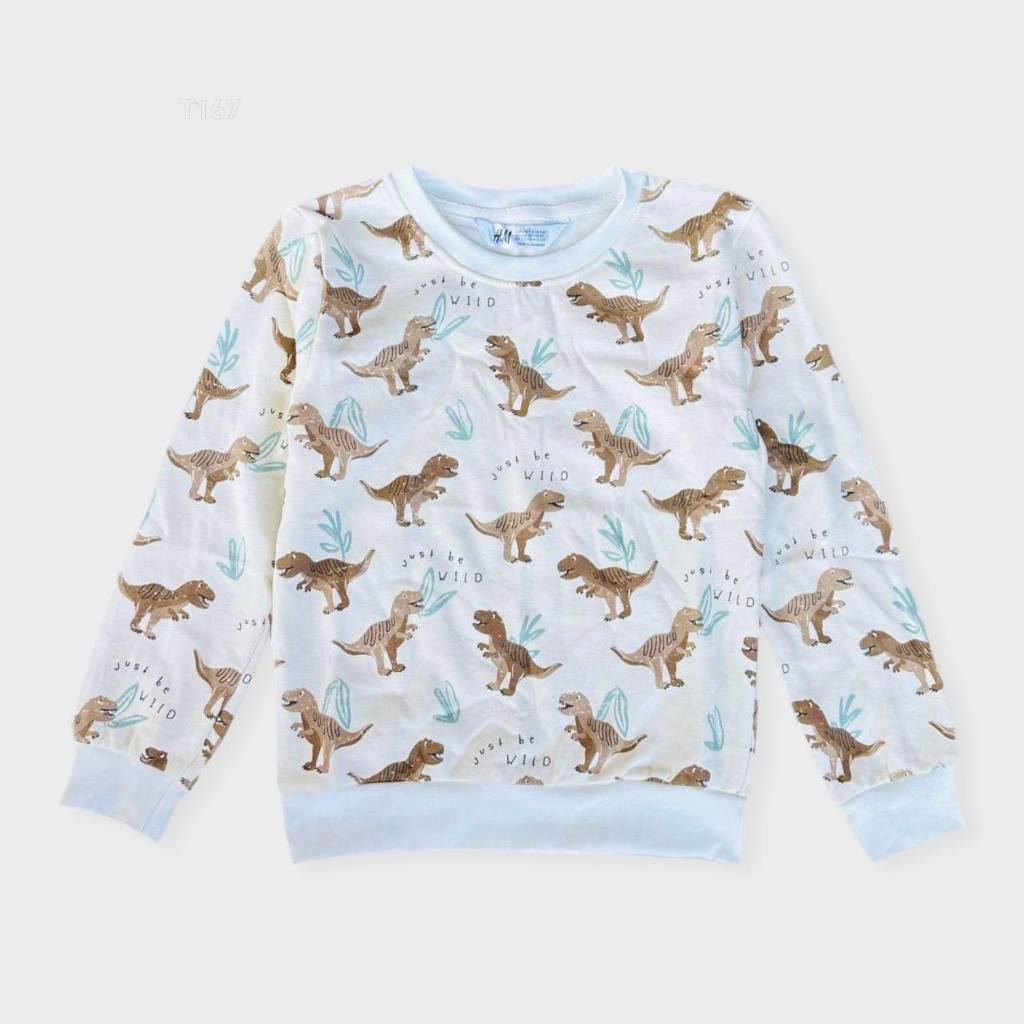 เสื้อแขนยาว แบบสวม ของเด็ก ผู้ชาย และ ผู้หญิง ผ้าคอตตอน อย่างดี ใส่สวย ใส่สบายไม่ระคายเคือง