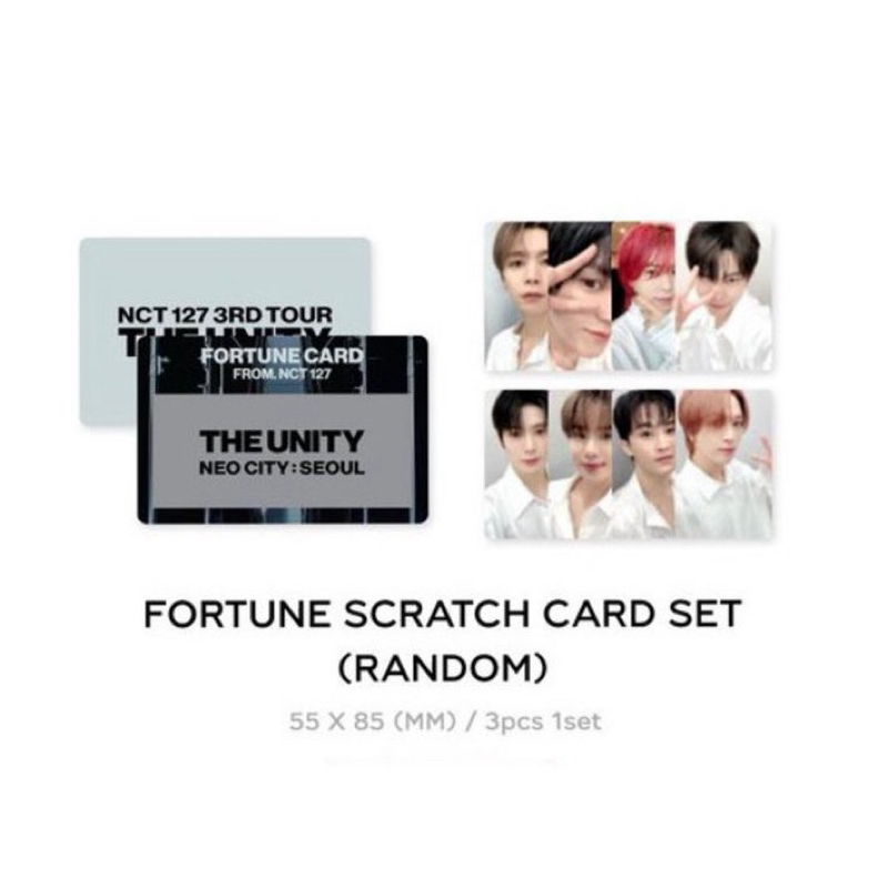 NCT127 The Unity Fortune scratch card
