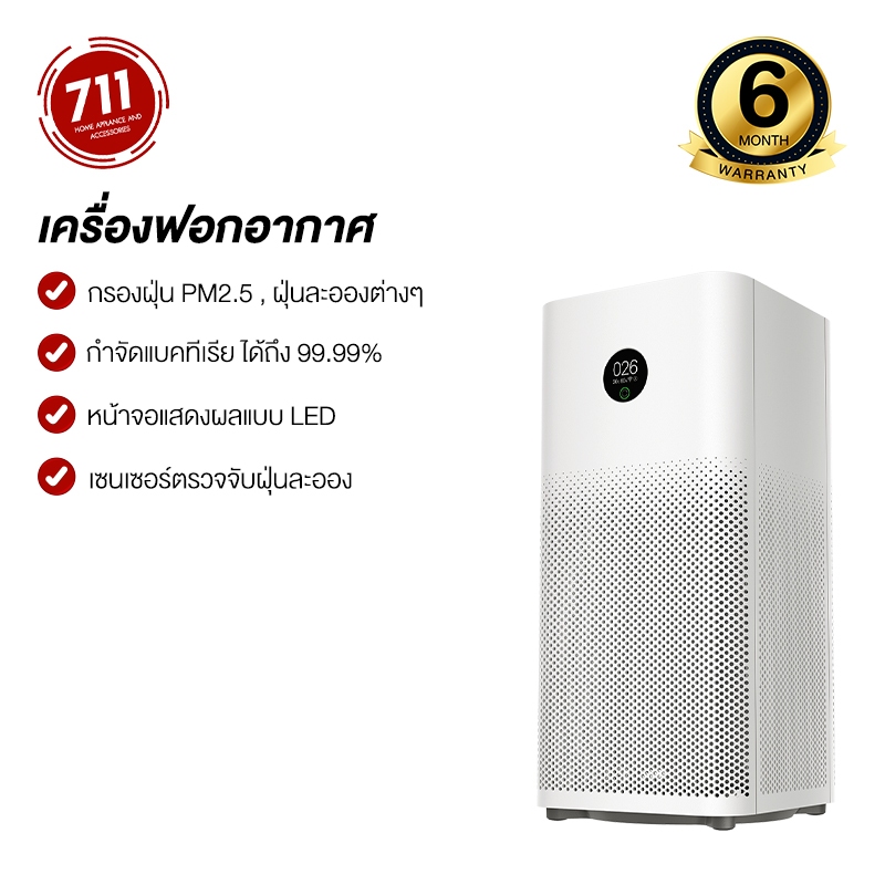เครื่องฟอกอากาศ Air Purifier 4lite/4Pro กรองฝุ่น PM2.5 ฟอกอากาศ เครื่องฟอก