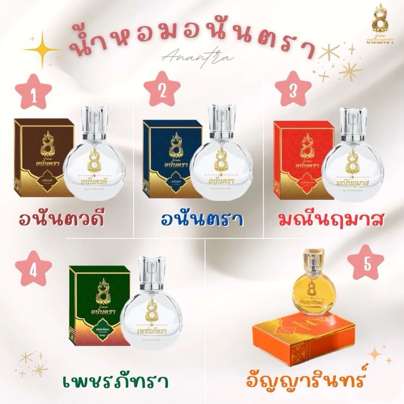 น้ำหอมอนันตรา น้ำหอมเเบรนด์ดังของบอสตอง