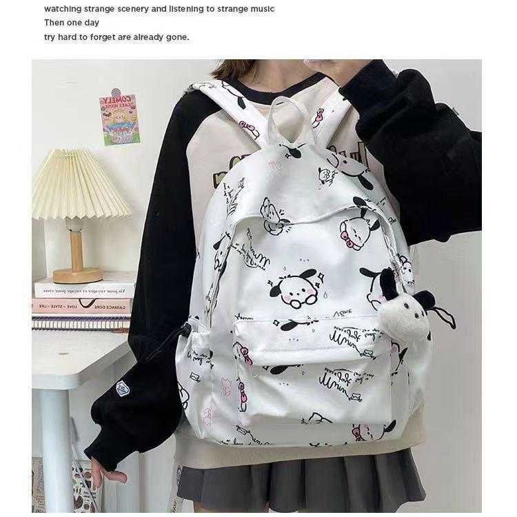 ของขวัญฟรีสไตล์เกาหลีและญี่ปุ่นกระเป๋านักเรียนสาวใหญ่กระเป๋าเป้สะพายหลังการ์ตูนน่ารักกระเป๋าเป้สะพายหลังกันน้ำ