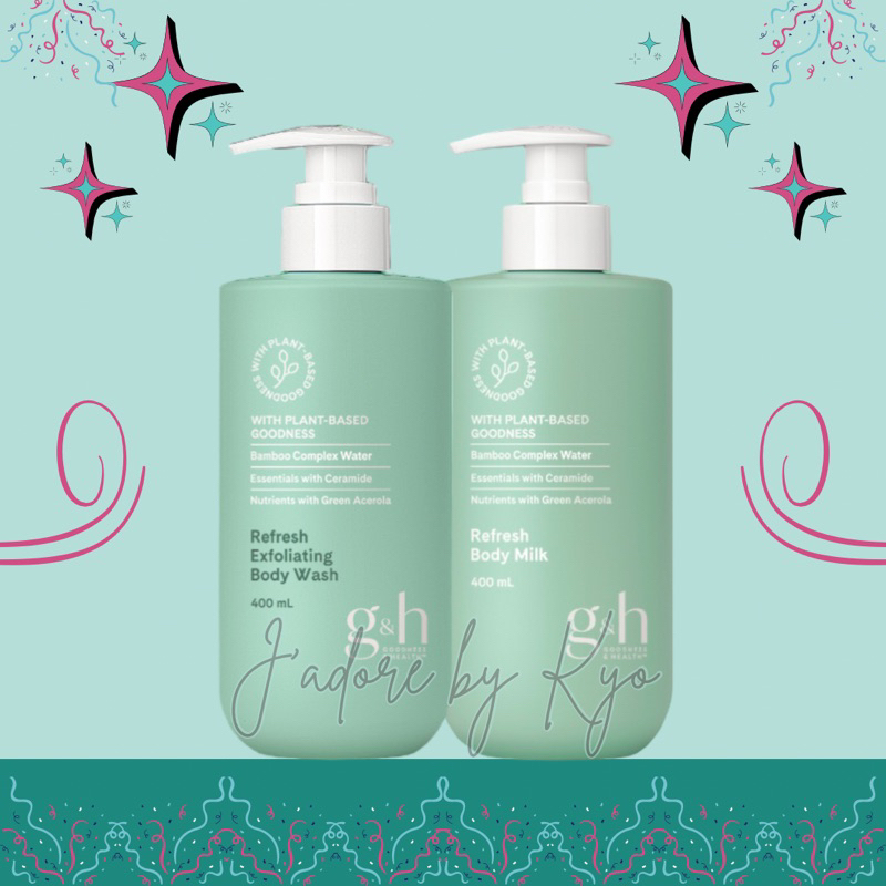 🌈🇹🇭 G&H เจลอาบน้ำสครับ/บอดี้มิลค์ จีแอนด์เอช รีเฟรช ขนาด 400 ml ของแท้จากชอปไทยค่ะ