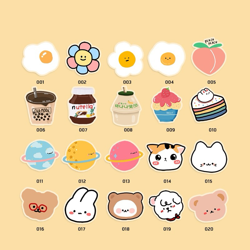 griptok/popsocket ลายการ์ตูน ที่ติดหลังมือถือ