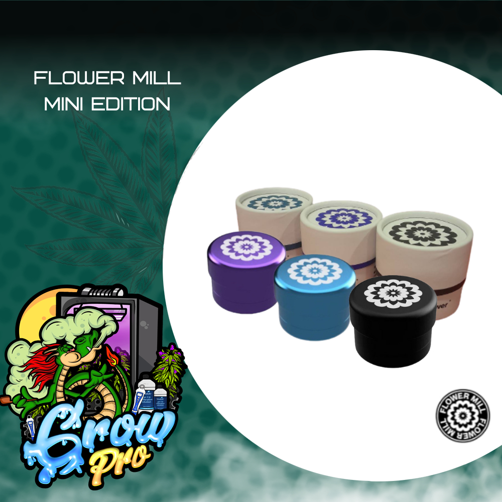 Flower Mill Mini Edition ขนาด 2 นิ้ว มี 3 สี ดำ / ฟ้า / ม่วง