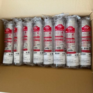 ถ้วย 4 ออนซ์ K-RESIN ปาก75 EPP เนื้อแข็ง เนื้อใส รุ่นคุณภาพ ถ้วยใส่น้ำจิ้ม น้ำสลัด ขนม 50ชิ้น/แพ็ค