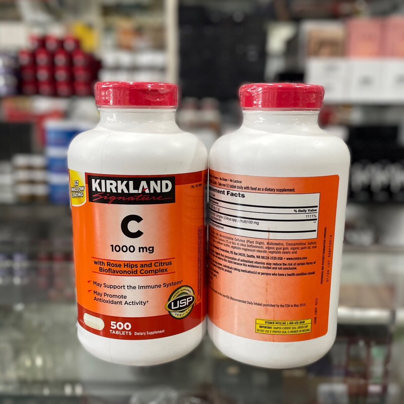 Kirkland vitamin C 1000 mg 500 tabs