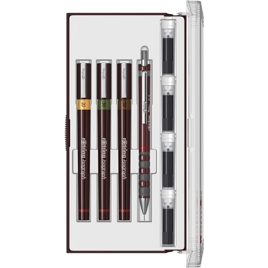 Rotring طقم أقلام رسم هندسي Isograph Junior ‏(3 أقلام) — صورة 2