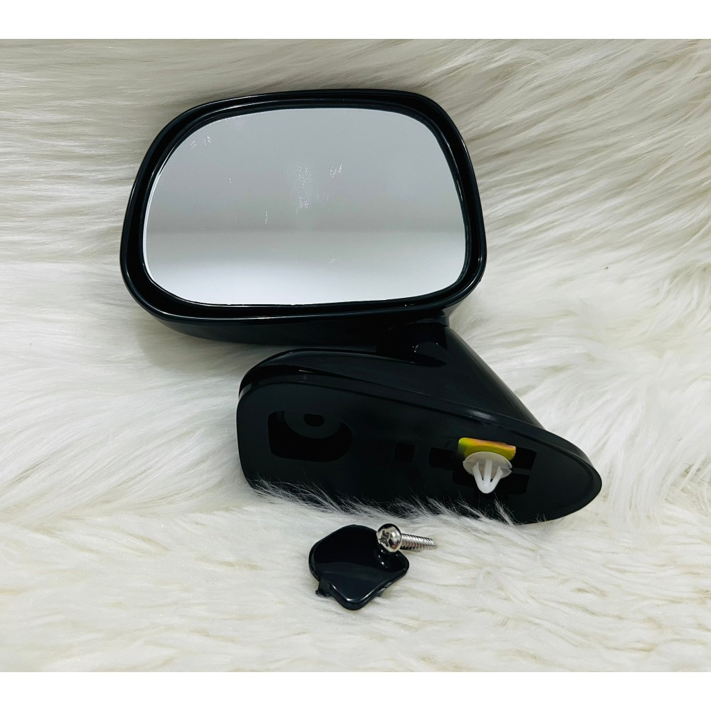 กระจกมองมุม ติดฝากระโปรงหน้า TOYOTA TIGER VICTORY 4WD ปี 1998-2004 ดำ 1ชิ้น     EB1-40212