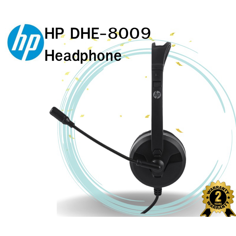 Headset for Call Center HP DHE-8009 head phone มีไมด์ แจ๊กเดี่ยว