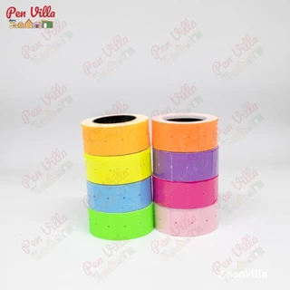 สติ๊กเกอร์ป้ายราคา 5สี 500ดวง ขายแยกม้วน มีราคาส่ง ป้ายราคา สติ๊กเกอร์ตีราคา ป้ายตีราคา กระดาษตีราคา