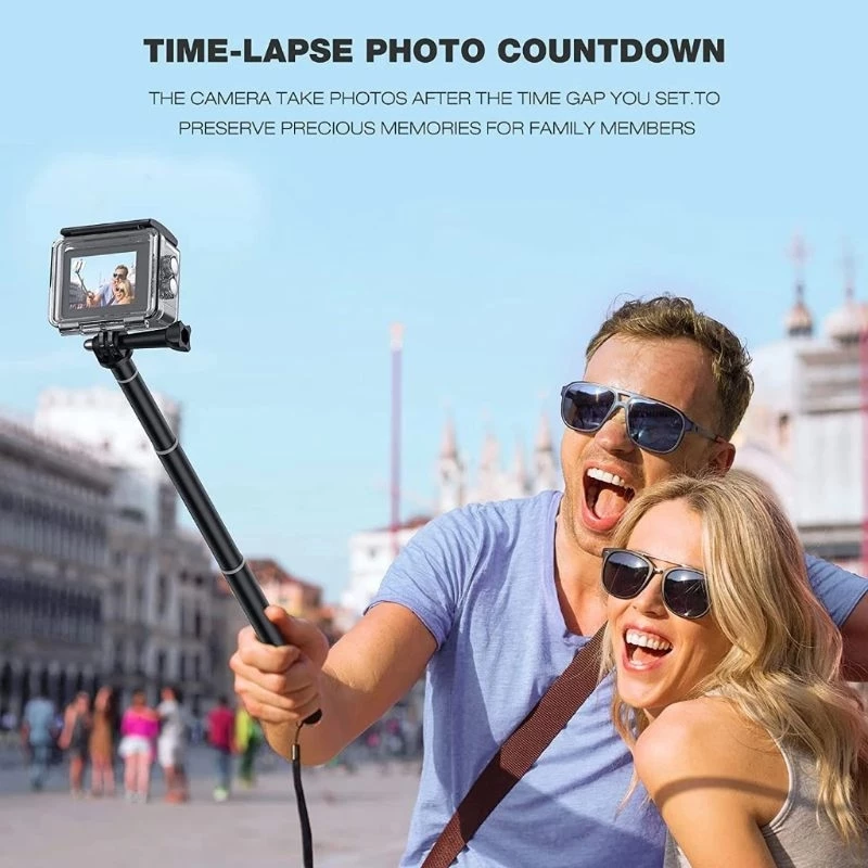 Action Camera 5K WiFi กล้องติดหมวกกันน็อค กล้องติดมอเตอร์ไซค์ thumbnail 7