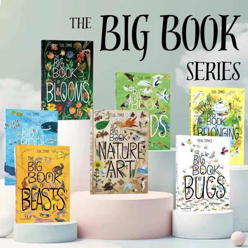 หนังสือ the Big Book series 7 เล่ม **แยกเล่ม** หนังสือเด็กภาษาอังกฤษ children picture book nature art , belonging ,bloom