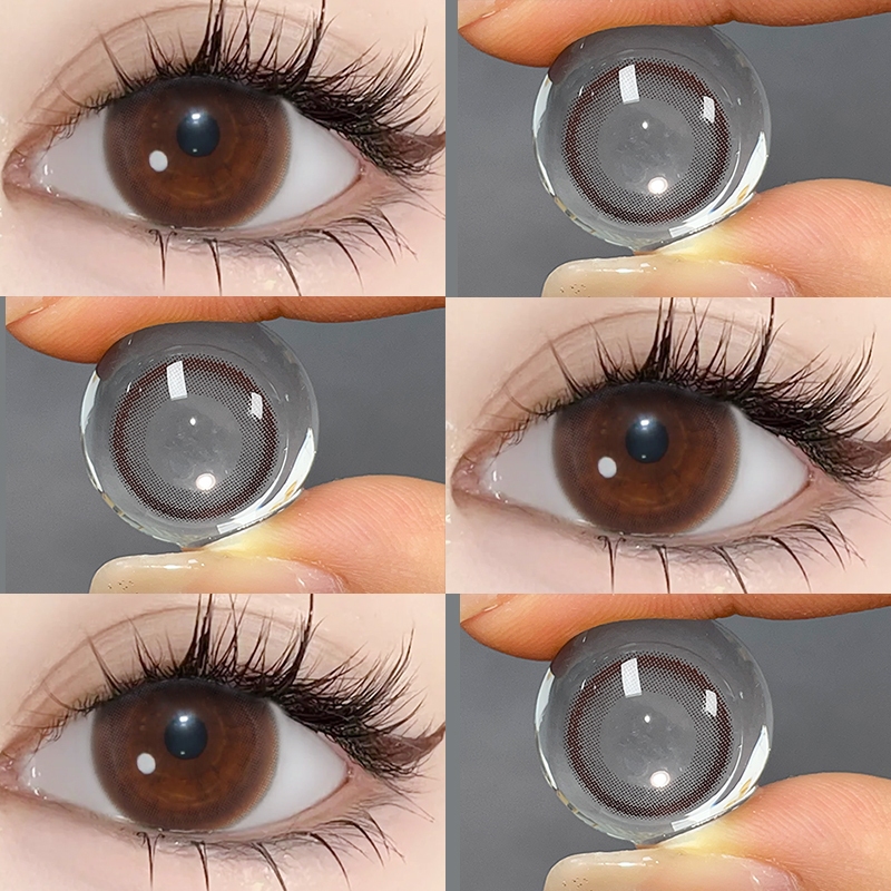 MIDROO 🚚ส่งไวจากไทย🚚ขนาดมินิสีธรรมชาติ💖Natural Color Mini Size 1คู่-14.0mm