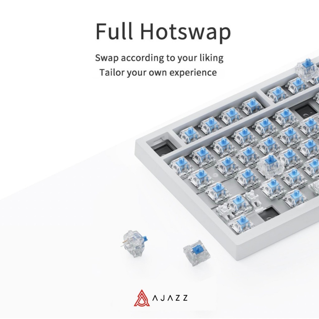 Ajazz AK820 คีย์บอร์ดมีสาย(ไทย-ENG) Mechanical Keyboard 75% LED Light ไฟสีขาว Gasket Hotswap >รับประกันศูนย์ 1 ปี ส่งฟรี” width=”850″></a><br /><a href=