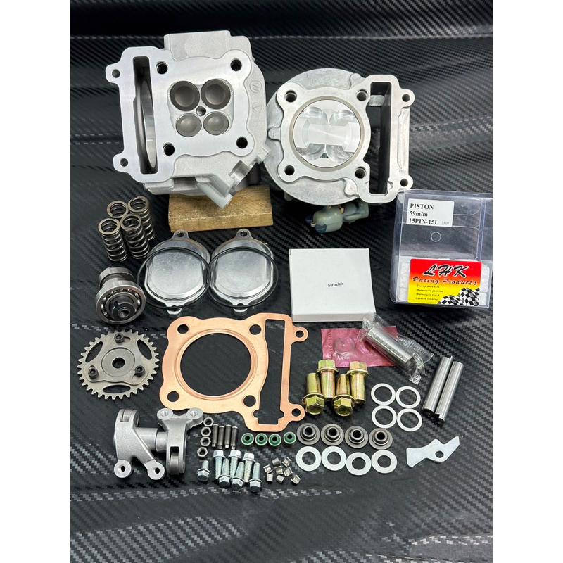 มีโอลูก59/4วาล์วลูกLHKสลัก15มิลฝาสูบวาว21-24ปลอกสูบใส่แคร้งเดิมได้เลยไม่ต้องขยายแคร้งใส่ชักเดิมถึงชั