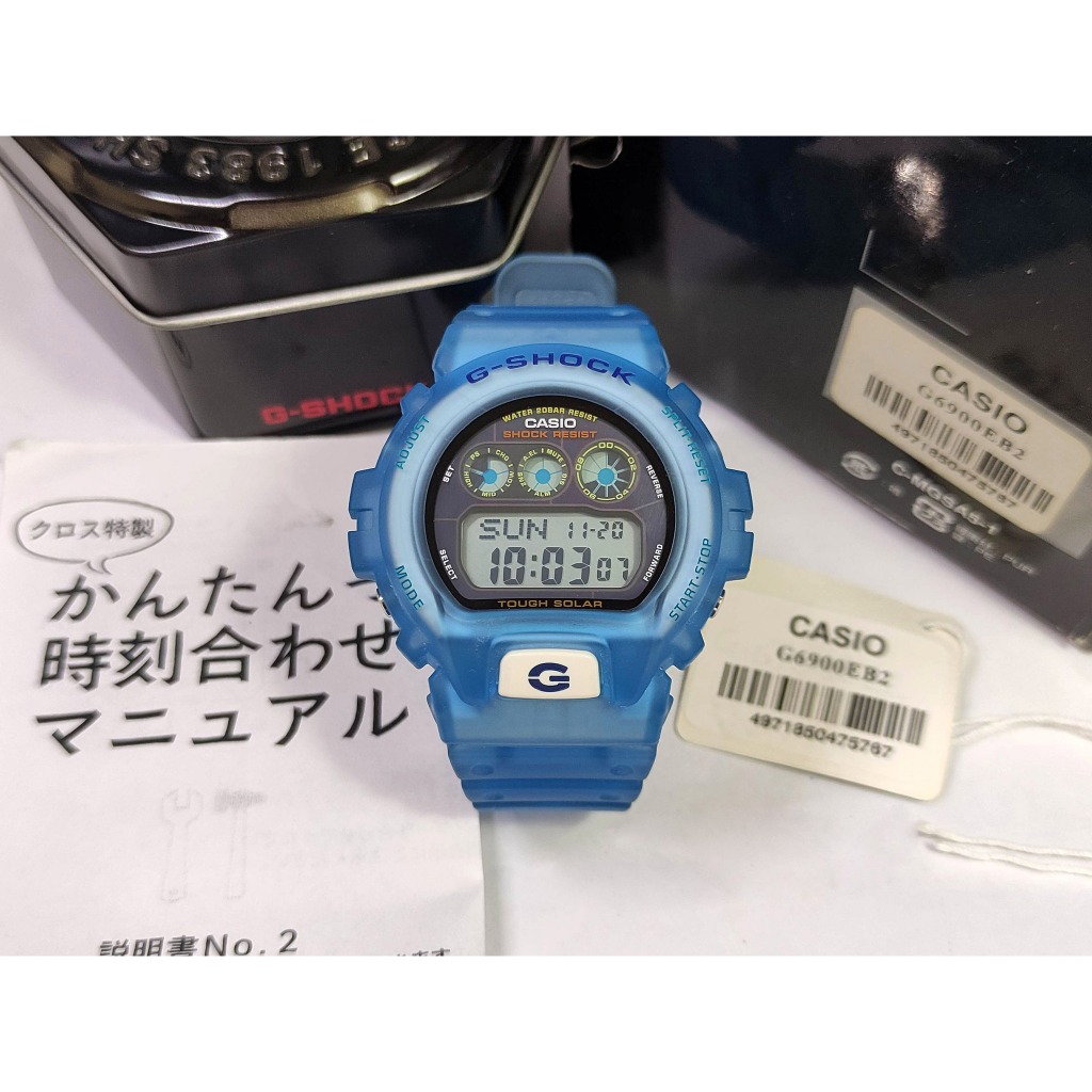 นาฬิกา G-SHOCK รุ่น G-6900EB-2DR GREEN COLLECTION TOUGH SOLAR มือ2