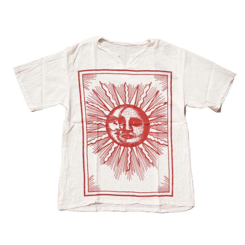 [ตัดเย็บ 3-4 วัน] เสื้อโอมทาโรต์ | Tarot Ohm Tee เสื้อโอม ผ้าคอตตอน cotton แฮนด์เมด handmade