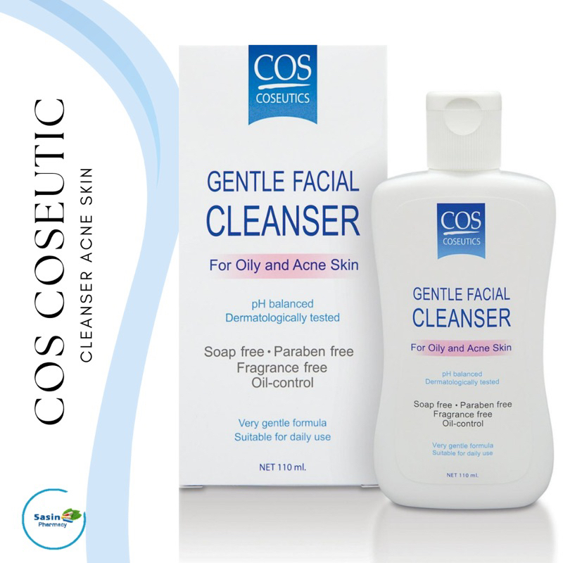 Cos coseutics cleanser สำหรับผิวมันและผิวที่เป็นสิว 110 ml