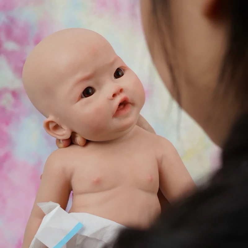 [Pre-Order] Reborn baby ตุ๊กตาทารก “Happer” ซิลิโคนทั้งตัว 17 inch