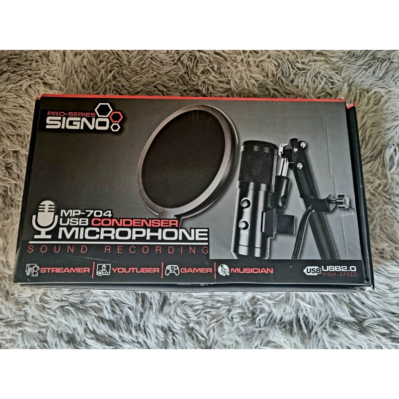 PRO-SERIES SIGNO MP-704 USB CONDENSER MICROPHONE ไมค์มือสอง
