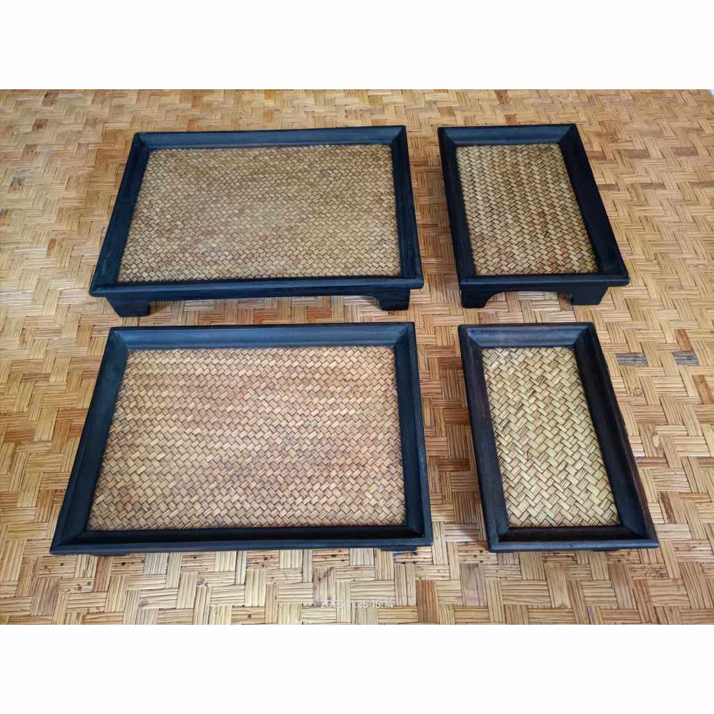 ถาดบัวหงายมีขา มี4ขนาด. 6*10 , 8”*12” , 10”*14” , 12”*16”