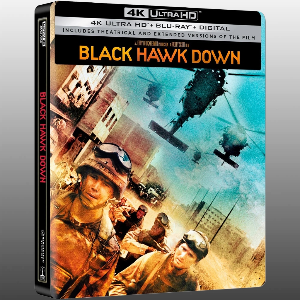 Black Hawk Down /ยุทธการฝ่ารหัสทมิฬ (3-Disc Steelbook Edition)[4K Ultra HD ไม่มีไทย+Blu-Ray มีซับไทย