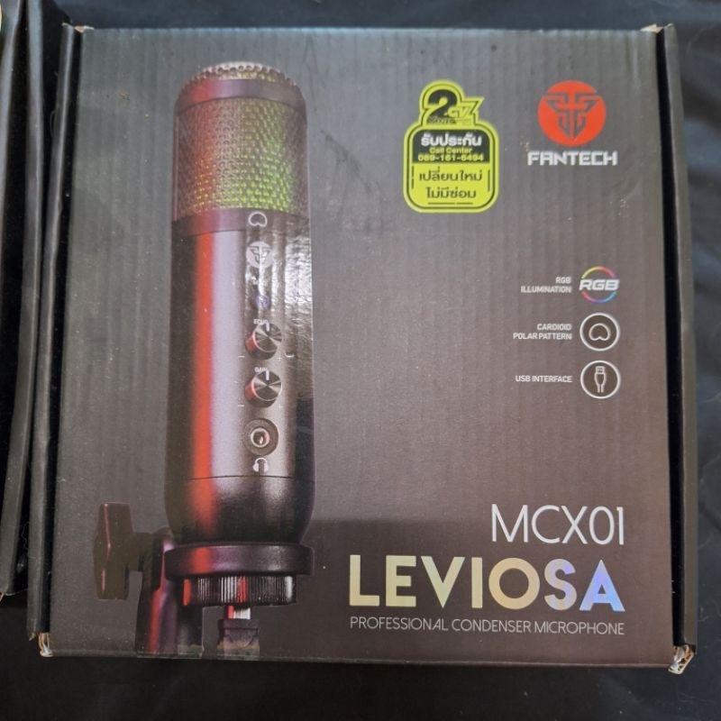 ไมค์สตรีม ไมค์ไลฟ์สด ไมค์คอมพิวเตอร์ MCX01 LEVIOSA FANTECH