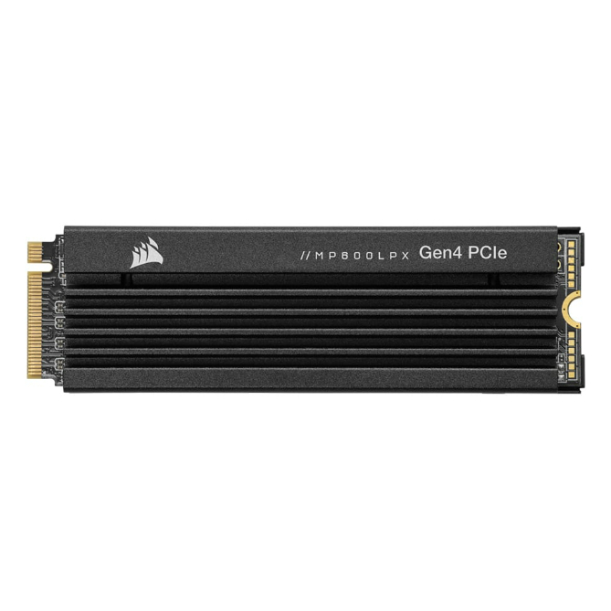 1 TB SSD (เอสเอสดี) CORSAIR MP600 PRO LPX - PCIe 4x4/NVMe M.2 2280 (BLACK) (CSSD-F1000GBMP600PLP)