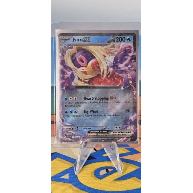 Pokemon Card "Jynx EX 124/165" ENG 151