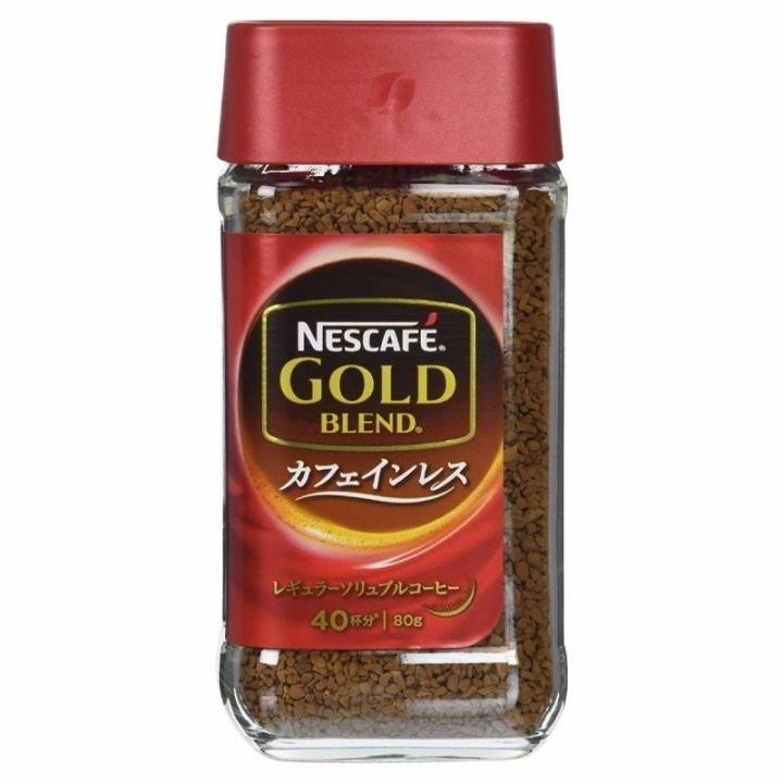 Nescafe Gold Blend Decaf 80g. เนสกาแฟ โกลด์ กาแฟไม่มีคาเฟอีน (Japan Imported)