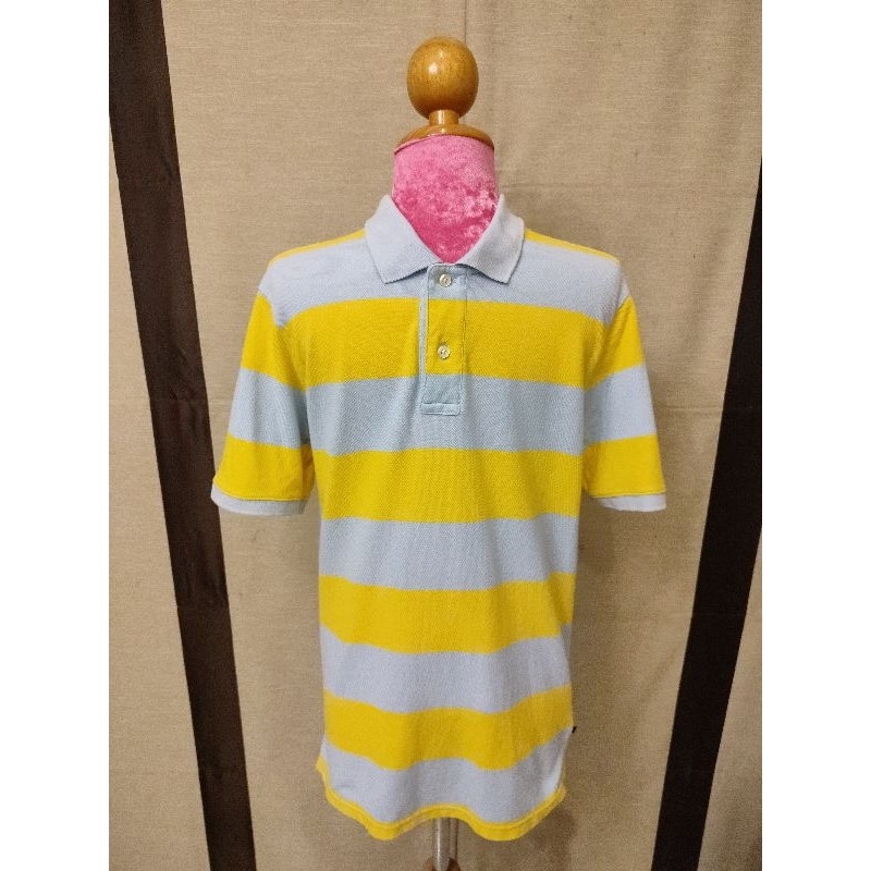 Gap Brand_2nd hand เสื้อโปโลแขนสั้น วัสดุ​ผ้าฝ้าย​ 💯%/ Size​ S/ Made in UNITED ARAB EMIRATES/ แท้มือ
