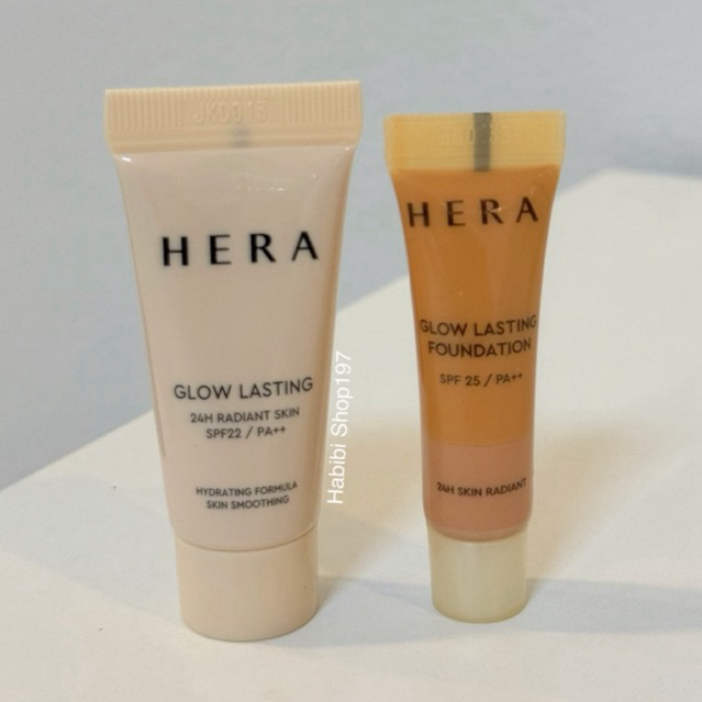 Hera glow lasting Foundation รองพื้นสูตรใหม่ (3ml/5ml)