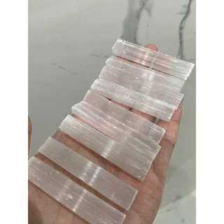 พร้อมส่ง ถ่ายจากสินค้าจริง คริสตัล หินแท้100% แท่งหินเซเลไนต์ selenite