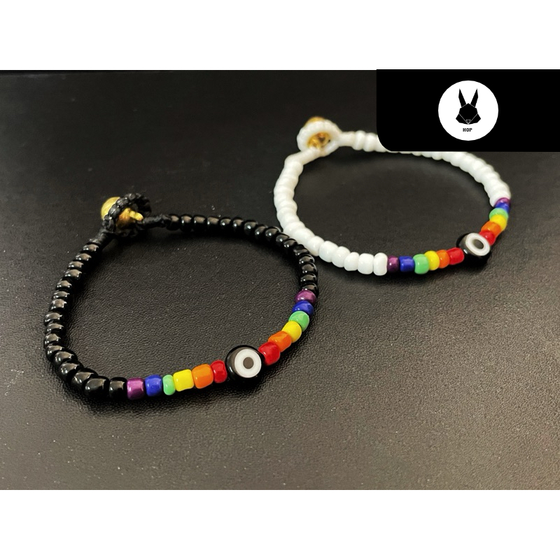 [🇹🇭พร้อมส่งจากไทย] สร้อยข้อมือลูกปัด ตาปีศาจ