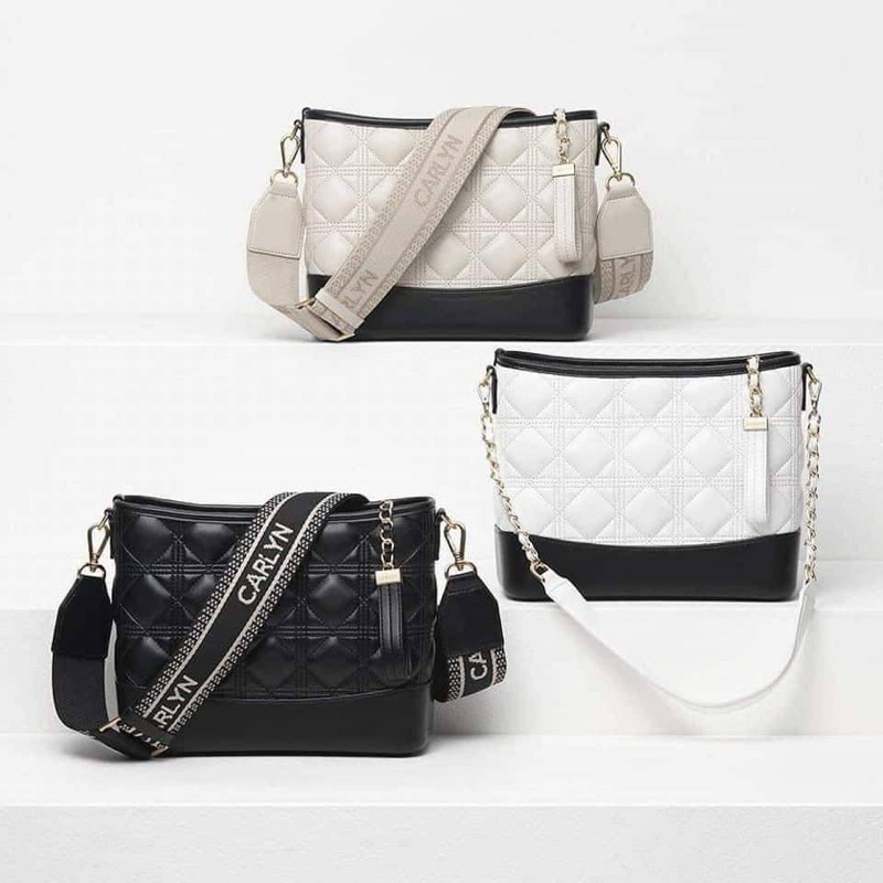 พร้อมส่ง 🖤Carlyn Reen Bag กระเป๋าหนัง Carlyn สวย ดูแพงมาก✨
